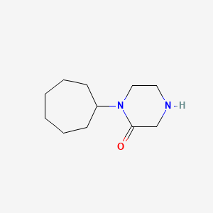 1-Cycloheptylpiperazin-2-one - 