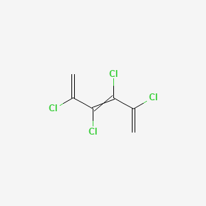 1,3,5-Hexatriene, 2,3,4,5-tetrachloro-, (Z)- - 43055-75-0