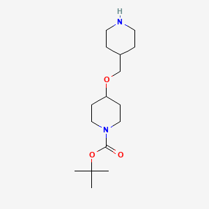4-(Piperidin-4-ylmethoxy)piperidine-1-carboxylic acid tert-butyl ester - 