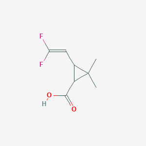 3-(2,2-Difluorovinyl)-2,2-dimethylcyclopropanecarboxylic acid - 66069-56-5