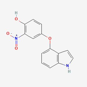 4-(1H-indol-4-yloxy)-2-nitrophenol - 