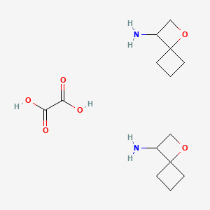 Oxalic acid;1-oxaspiro[3.3]heptan-3-amine - 