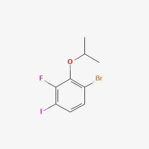 1-Bromo-3-fluoro-4-iodo-2-isopropoxybenzene - 