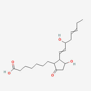 7-((1R,2R,3R)-3-Hydroxy-2-((S,1E,5E)-3-hydroxyocta-1,5-dien-1-yl)-5-oxocyclopentyl)heptanoic acid - 
