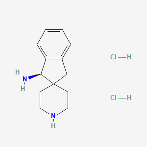 (1R)-spiro[indane-2,4'-piperidine]-1-amine;dihydrochloride - 