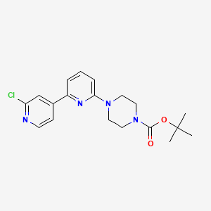 4-(2'-Chloro-[2,4']bipyridinyl-6-yl)-piperazine-1-carboxylic acid tert-butyl ester - 