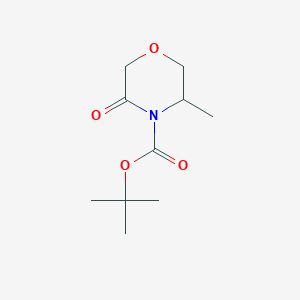 Tert-butyl 3-methyl-5-oxo-morpholine-4-carboxylate - 