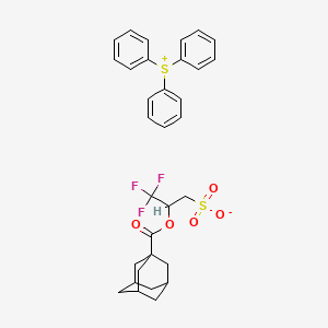 2-(Adamantane-1-carbonyloxy)-3,3,3-trifluoro-propane-1-sulfonate;triphenylsulfonium - 