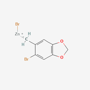 2-Bromo-4,5-(Methylenedioxy)benzylzinc bromide 0.5 M in Tetrahydrofuran - 