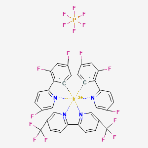 [5,5'-Bis-trifluoromethyl]bis[3,5-difluoro-2-(5-fluoro-2-pyridinyl)phenyl]iridium(III) hexafluorophosphate - 