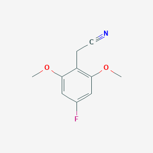 2-(4-Fluoro-2,6-dimethoxyphenyl)acetonitrile -