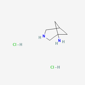 3-Azabicyclo[3.1.1]heptan-1-amine;dihydrochloride - 