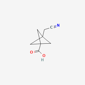 3-(Cyanomethyl)bicyclo[1.1.1]pentane-1-carboxylic acid - 
