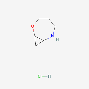 2-Oxa-6-azabicyclo[5.1.0]octane;hydrochloride - 