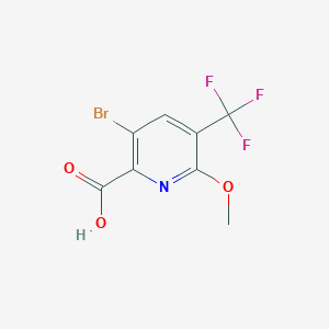 3-Bromo-6-methoxy-5-(trifluoromethyl)picolinic acid - 