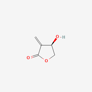 (4R)-4-hydroxy-3-methylideneoxolan-2-one - 
