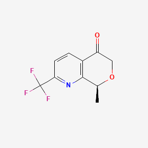 (8S)-8-methyl-2-(trifluoromethyl)-8H-pyrano[3,4-b]pyridin-5-one - 