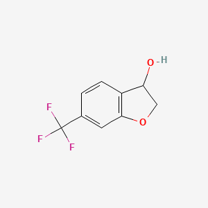 6-(Trifluoromethyl)-2,3-dihydrobenzofuran-3-OL - 