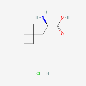 (2R)-2-amino-3-(1-methylcyclobutyl)propanoic acid;hydrochloride - 
