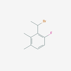 2-(1-Bromoethyl)-1-fluoro-3,4-dimethyl-benzene - 
