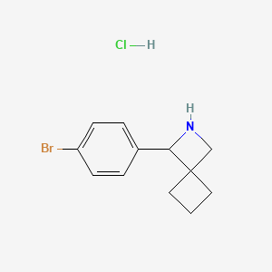 3-(4-Bromophenyl)-2-azaspiro[3.3]heptane;hydrochloride - 