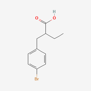 2-(4-Bromobenzyl)butanoic acid - 