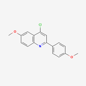 4-Chloro-6-methoxy-2-(4-methoxyphenyl)quinoline - 21202-81-3