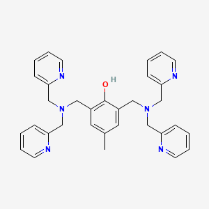 2,6-Bis((bis(pyridin-2-ylmethyl)amino)methyl)-4-methylphenol - 80528-41-2