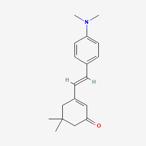 (E)-3-[4-(Dimethylamino)styryl]-5,5-dimethyl-2-cyclohexenone - 