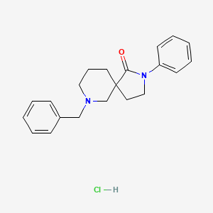 9-benzyl-2-phenyl-2,9-diazaspiro[4.5]decan-1-one;hydrochloride - 