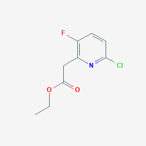 Ethyl 6-chloro-3-fluoropyridine-2-acetate - 