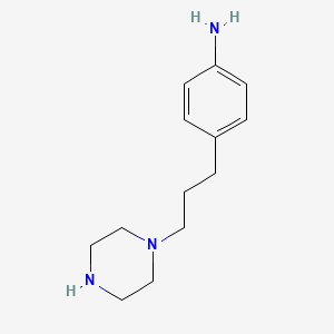 4-(3-(Piperazin-1-yl)propyl)aniline - 