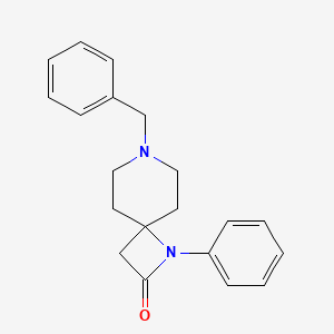 1,7-Diazaspiro[3.5]nonan-2-one, 1-phenyl-7-(phenylmethyl)- - 
