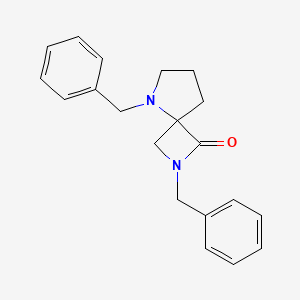 2,5-Diazaspiro[3.4]octan-1-one, 2,5-bis(phenylmethyl)- - 