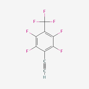 1-Ethynyl-2,3,5,6-tetrafluoro-4-(trifluoromethyl)benzene - 61794-56-7