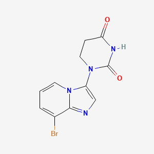 1-(8-bromoimidazo[1,2-a]pyridin-3-yl)dihydropyrimidine-2,4(1H,3H)-dione - 