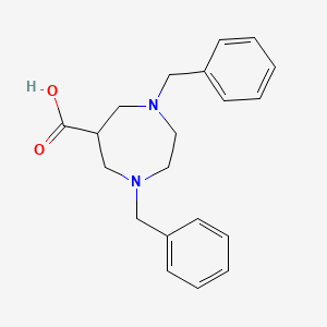 1,4-Dibenzyl-[1,4]diazepane-6-carboxylic acid - 