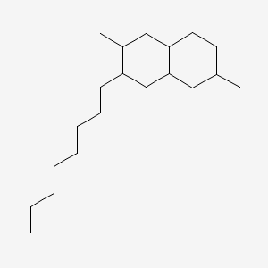 2,6-Dimethyl-3-n-octyldecahydronaphthalene - 54964-85-1