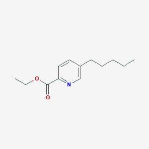 5-Pentyl-pyridine-2-carboxylic acid ethyl ester - 108734-05-0