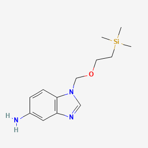 1-((2-(Trimethylsilyl)ethoxy)methyl)-1H-benzo[D]imidazol-5-amine - 