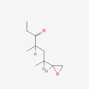 3-Heptanone, 4-methyl-6-oxiranyl- - 63324-22-1