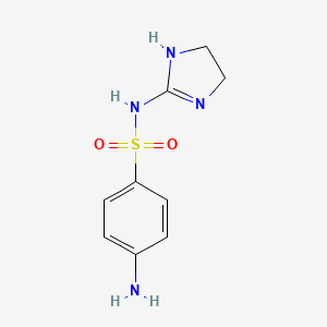 4-amino-N-(4,5-dihydro-1H-imidazol-2-yl)benzenesulfonamide - 2733-54-2