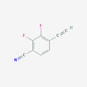 4-Ethynyl-2,3-difluorobenzonitrile - 