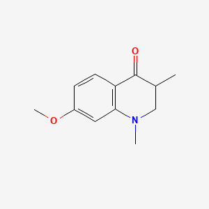 1,3-Dimethyl-7-methoxy-1,2,3,4-tetrahydro-4-quinolinone - 53207-51-5