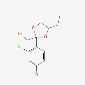 2-(Bromomethyl)-2-(2,4-dichlorophenyl)-4-ethyl-1,3-dioxolane - 60207-92-3