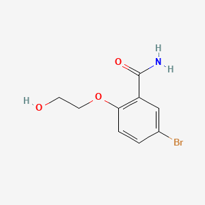 5-bromo-2-(2-hydroxyethoxy)benzamide - 63887-00-3