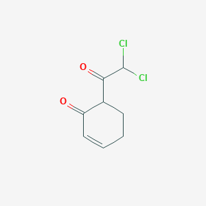 6-(Dichloroacetyl)cyclohex-2-en-1-one - 76430-42-7