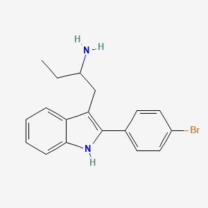 2-(4-Bromophenyl)-alpha-ethyl-1H-indole-3-ethanamine - 52018-91-4