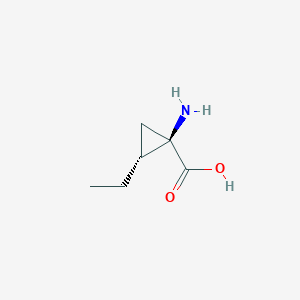 (1R,2R)-1-amino-2-ethylcyclopropanecarboxylic acid - 63393-57-7