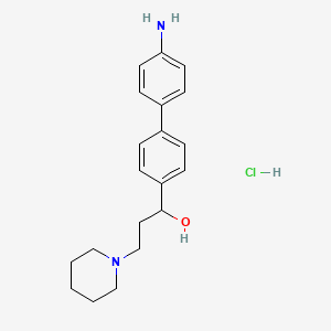 alpha-(4'-Amino-4-biphenylyl)-1-piperidinepropanol hydrochloride - 50910-32-2